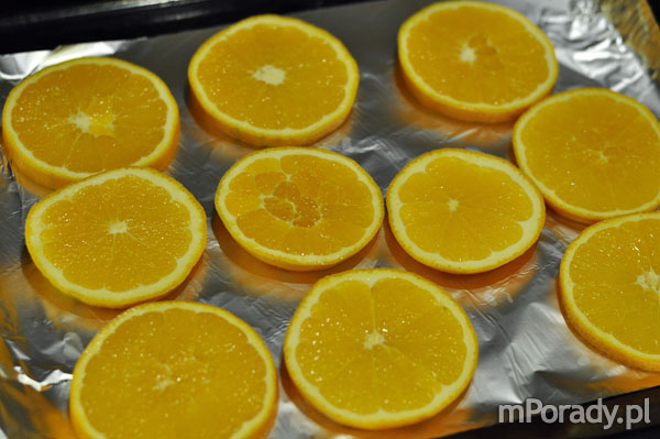 pomarańcze w plastrach