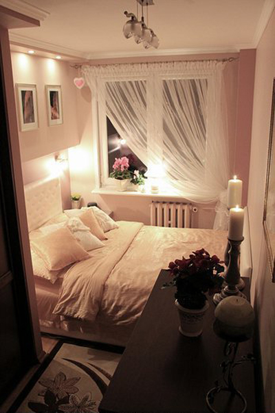 romantyczna sypialnia