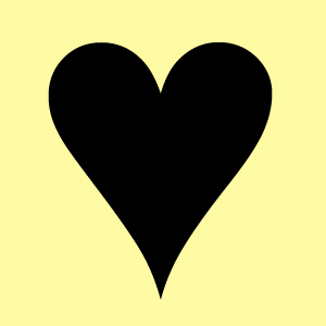 serduszko na klawiaturze